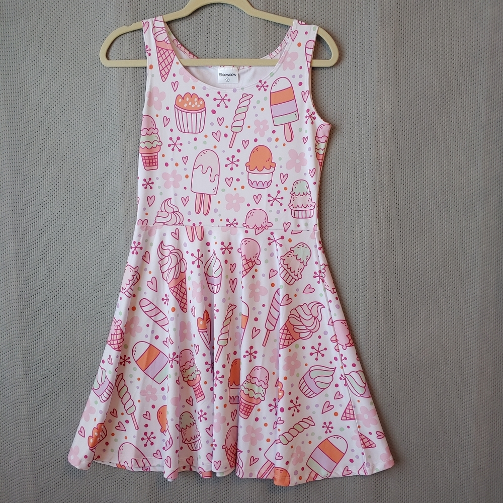 Cowcow Ice Cream Skater Dress